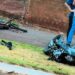 Jovem fica gravemente ferido em colisão entre moto e bicicleta motorizada no Norte Pioneiro