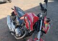 PM apreende moto irregular em Santo Antônio da Platina