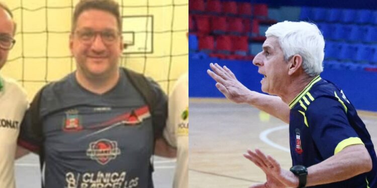 Rodrigo Soares Corrêa e Marcelo Martin eram técnicos de vôlei e iriam participar de competição na região de Curitiba (Foto: Reprodução/ Redes Sociais)