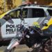 Polícia Militar apreende motocicleta com irregularidades no centro de Santo Antônio da Platina