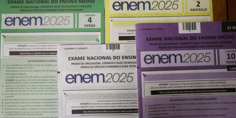 As três questões do Enem que foram anuladas foram aplicadas no segundo dia de prova (Foto: Angelo Miguel/MEC)