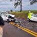 Carros batem de frente, mãe e filho morrem e cinco ficam feridos na BR-277 no PR