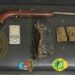 Policia Militar prende mais de um quilo de maconha, bem como arma de fogo na cidade na cidade de Salto do Itararé