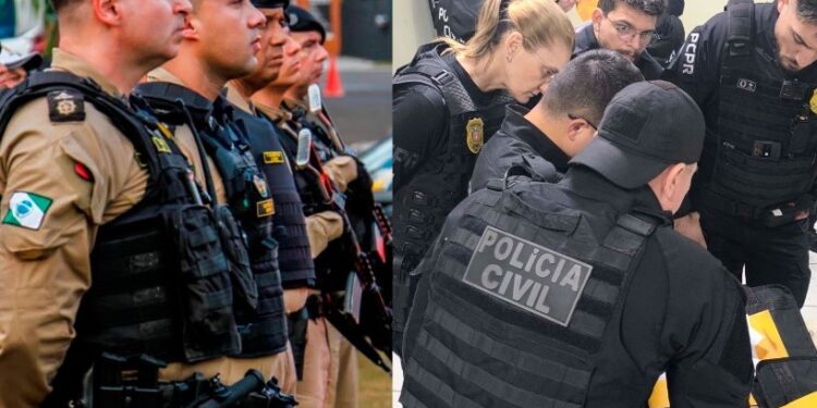 Paraná prevê convocar 5,6 mil profissionais da segurança pública em 2026
Foto: SESP e PCPR