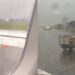 Turbina de avião pega fogo antes de decolagem em Florianópolis