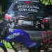 Jacarezinho: Equipe CANIL realiza apreensão de motocicleta após manobras perigosas e infrações de trânsito