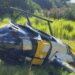Helicóptero da PM cai enquanto atendia ocorrência de confronto no Paraná