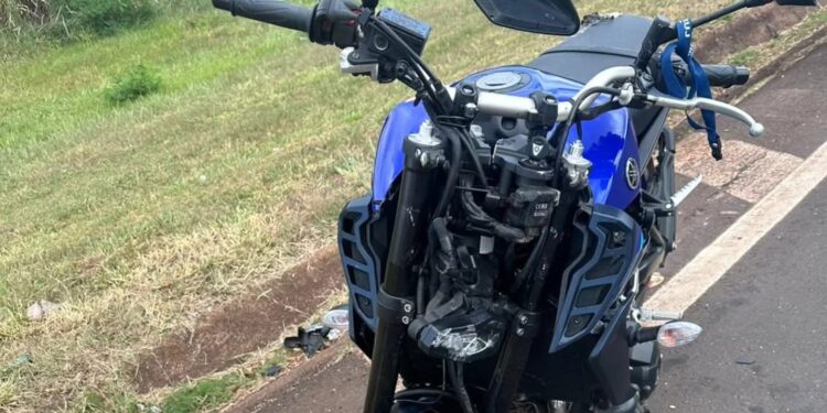 Colisão traseira na BR-369 em Andirá deixa motociclista gravemente ferido