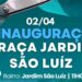 Reinauguração da Praça do Jardim São Luiz marca aniversário de Jacarezinho