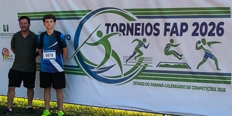 Pedro, do Colégio ELO, garante vaga na final dos Jogos Escolares do Paraná