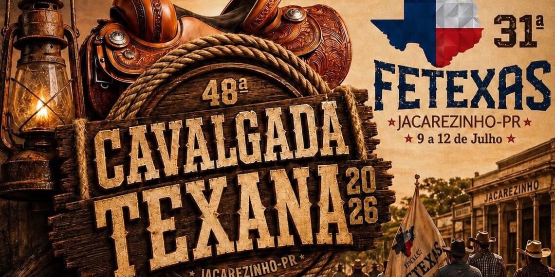 Jacarezinho: Inscrições abertas para a 48ª Cavalgada Texana em Jacarezinho