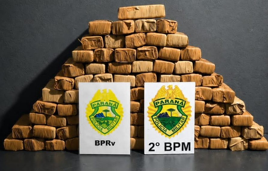 Polícia Militar do Paraná apreende maconha na Operação CGFron Brasil Contra o Crime Organizado nas Divisas