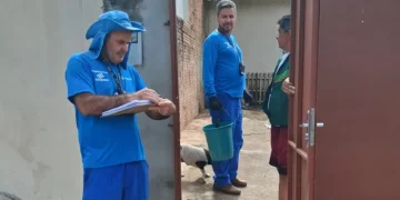 Sanepar faz vistoria em imóveis de Santo Antônio da Platina e do Norte Pioneiro