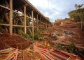 EPR Litoral Pioneiro trabalha na fundação da nova ponte sobre o Rio Ubá, na BR-153