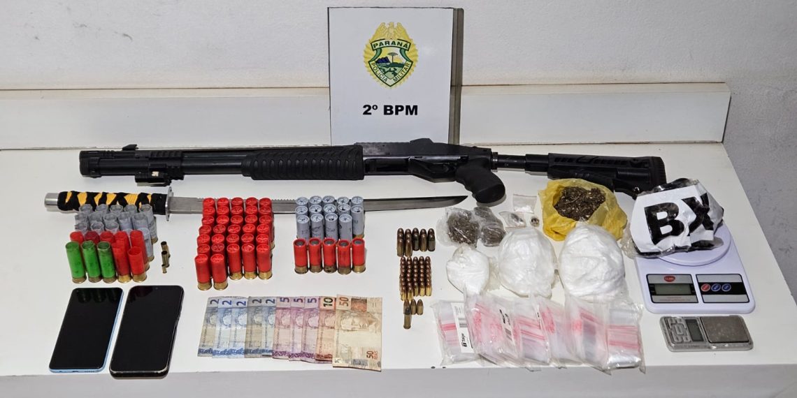 Polícia Militar realiza prisão por tráfico de drogas na divisa de Ribeirão Claro e Chavantes