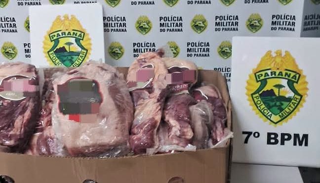 Paraná: Funcionário é levado à delegacia após carnes serem encontradas em veículo