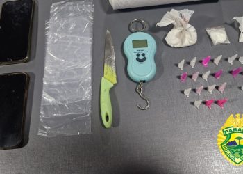 Polícia Militar realiza prisão por tráfico de drogas em Jacarezinho/PR