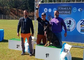 Comandante do 2° BPM, parabeniza Policial Militar da reserva por titulo de âmbito nacional conquistado na área de cinotecnia