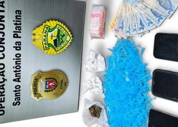 Operação policial apreende drogas e veículos adulterados em Santo Antônio da Platina