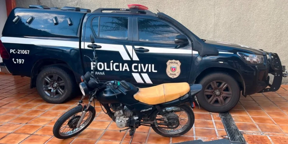 Polícia Civil prende em flagrante por conduzir moto com sinais identificadores adulterados