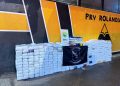 PMPR apreende 340 quilos de maconha, medicamentos e eletrônicos em ônibus na PR-444
