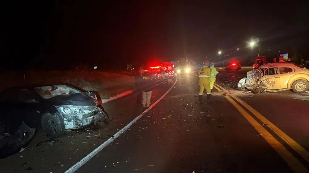 Norte Pioneiro: Colisão frontal na BR-369 deixa uma vítima fatal