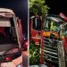 Paraná: Caminhão dos bombeiros é atingido por ônibus a caminho de incêndio