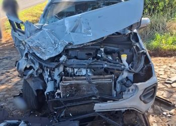Paraná: Passageira sofre ferimentos leves em acidente na PR-471 “Assista o vídeo”