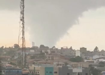Formação de nuvem funil registrada no Paraná “Assista o vídeo”