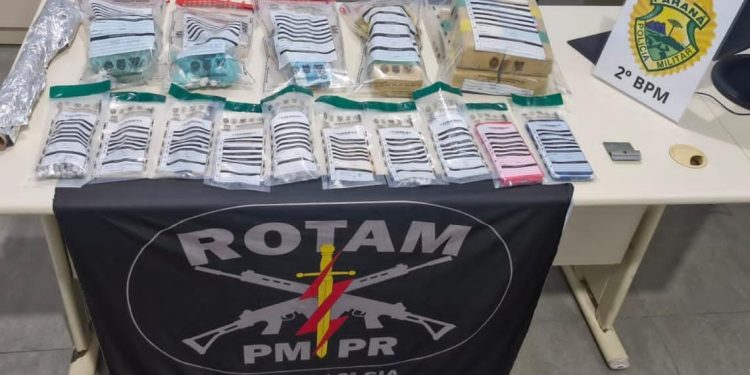 Norte Pioneiro: Polícia Militar apreende grande quantidade de drogas em Siqueira Campos