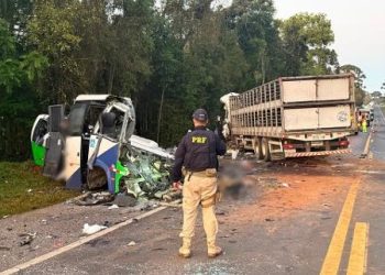 Paraná: Grave acidente com ônibus da saúde deixa 23 mortos na BR-373 “Assista o vídeo”