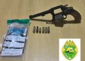 Polícia Militar apreende revólver, munições e maconha durante cavalgada da EFAPI em Santo Antônio da Platina