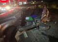 Norte Pioneiro: Colisão entre carro e carreta deixa duas mulheres feridas na BR-153