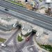 EPR Litoral Pioneiro realiza operação para içamento de vigas no viaduto sobre a avenida do Trabalhador, na BR-277