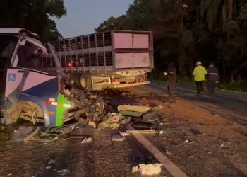 Ratinho Junior lamenta tragédia com 23 mortos em rodovia do Paraná e decreta luto