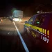 Colisão entre carro e carreta deixa uma mulher morta e homem gravemente ferido na BR-369