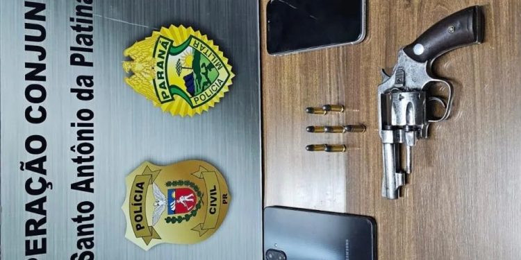 Suspeito de homicídio é preso em operação da Polícia Civil e PM em Santo Antônio da Platina