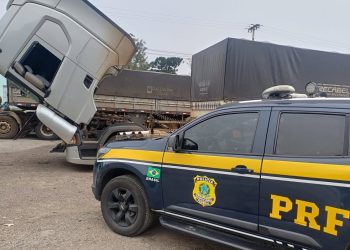 Paraná: Homem é preso com equipamentos furtados de caminhões durante abordagem na BR-277