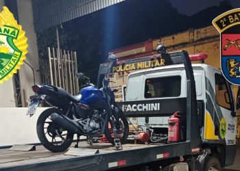Norte Pioneiro: Polícia Militar intensifica combate a manobras perigosas e perturbação do sossego com apreensão de motocicletas