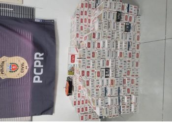 PCPR prende homem com 3.480 maços de cigarros contrabandeados e Tirzepatida em Jacarezinho