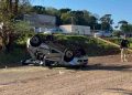 Paraná: Idosa de 73 anos morre e neto fica gravemente ferido após capotamento na BR-369
