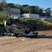 Paraná: Idosa de 73 anos morre e neto fica gravemente ferido após capotamento na BR-369