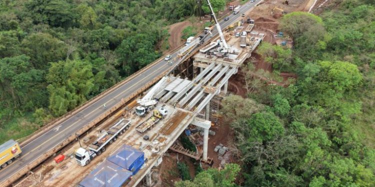 Construção da nova ponte sobre o Rio Ubá chega a 80% de execução “Assista o vídeo”