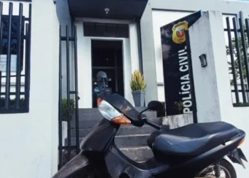 Norte Pioneiro: PCPR de Tomazina identifica moto adulterada com placa furtada em Pinhalão