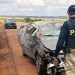 Paraná: Capotamento na BR-163 deixa duas pessoas feridas