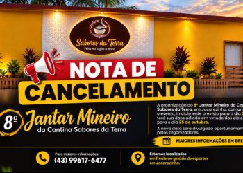 Jantar Mineiro da Cantina Sabores da Terra é adiado, e nova data não foi confirmada