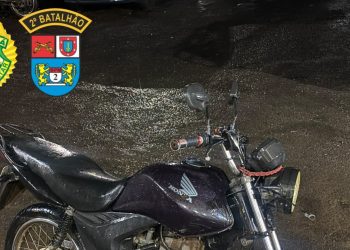 Polícia Militar recupera motocicleta furtada em Santo Antônio da Platina