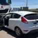 Paraná: Carro invade pista contrária e bate de frente com carreta na BR-376