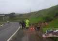 Jovem de 20 anos morre após cair de moto na PR-151, em Jaguariaíva
