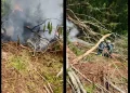Carreta carregada com óleo vegetal tomba e pega fogo na PR-153